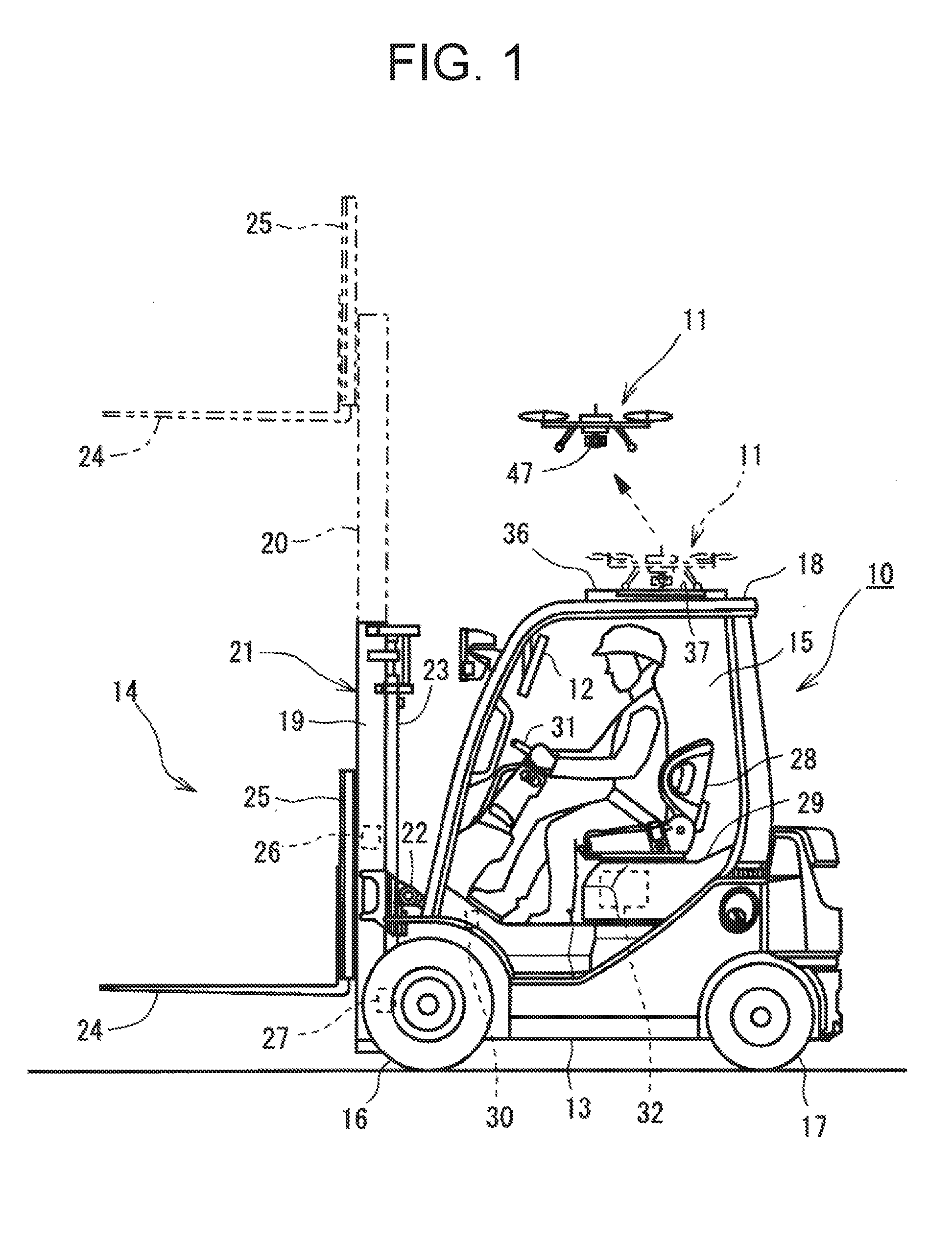 Forklift operation assist system