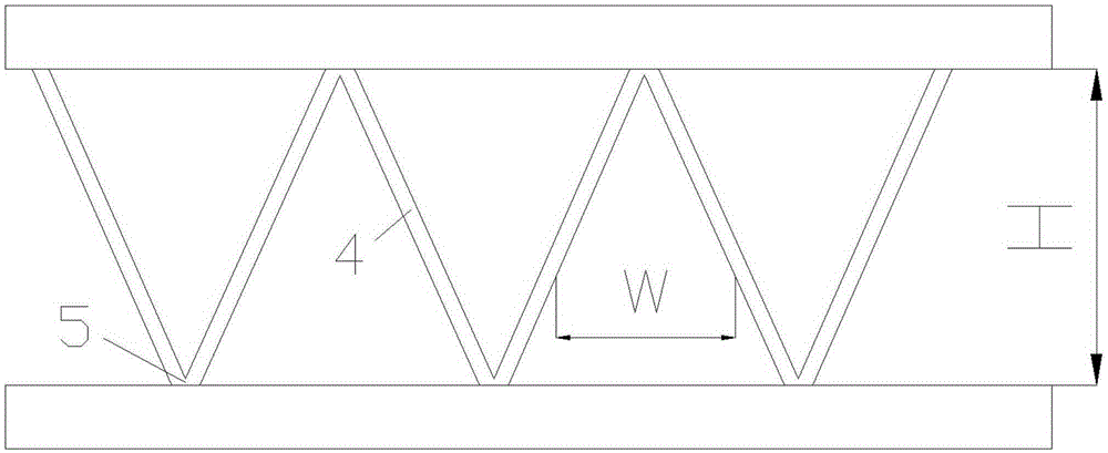 Triangular convex-stab-shaped plate-fin heat exchanger used for condensation of non-azeotropic multi-component mixture