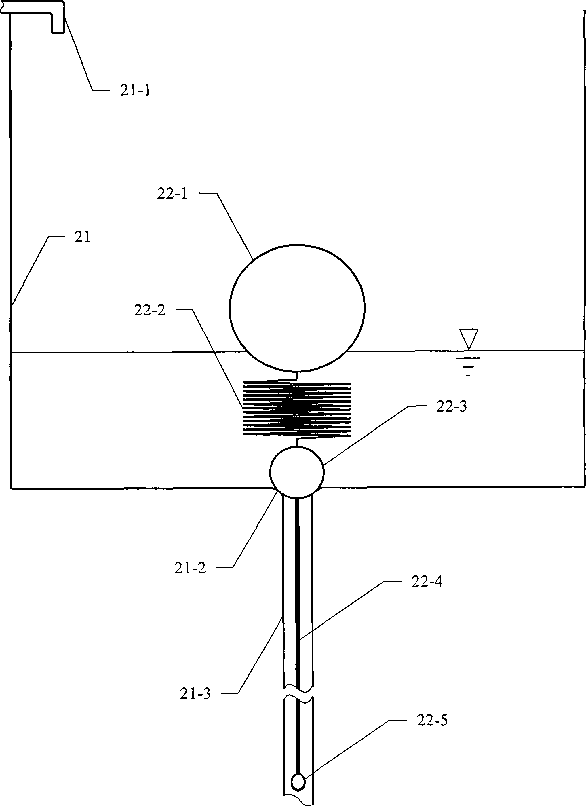 Anti-blocking gravity-type underground drip irrigation system for photovoltaic water lifting