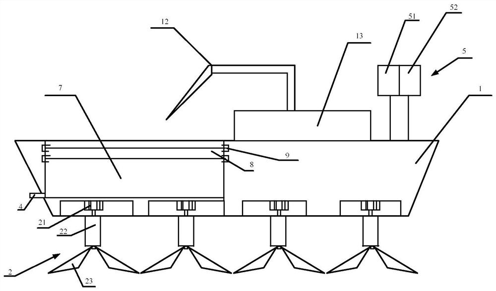 Desilting device for water conservancy projects