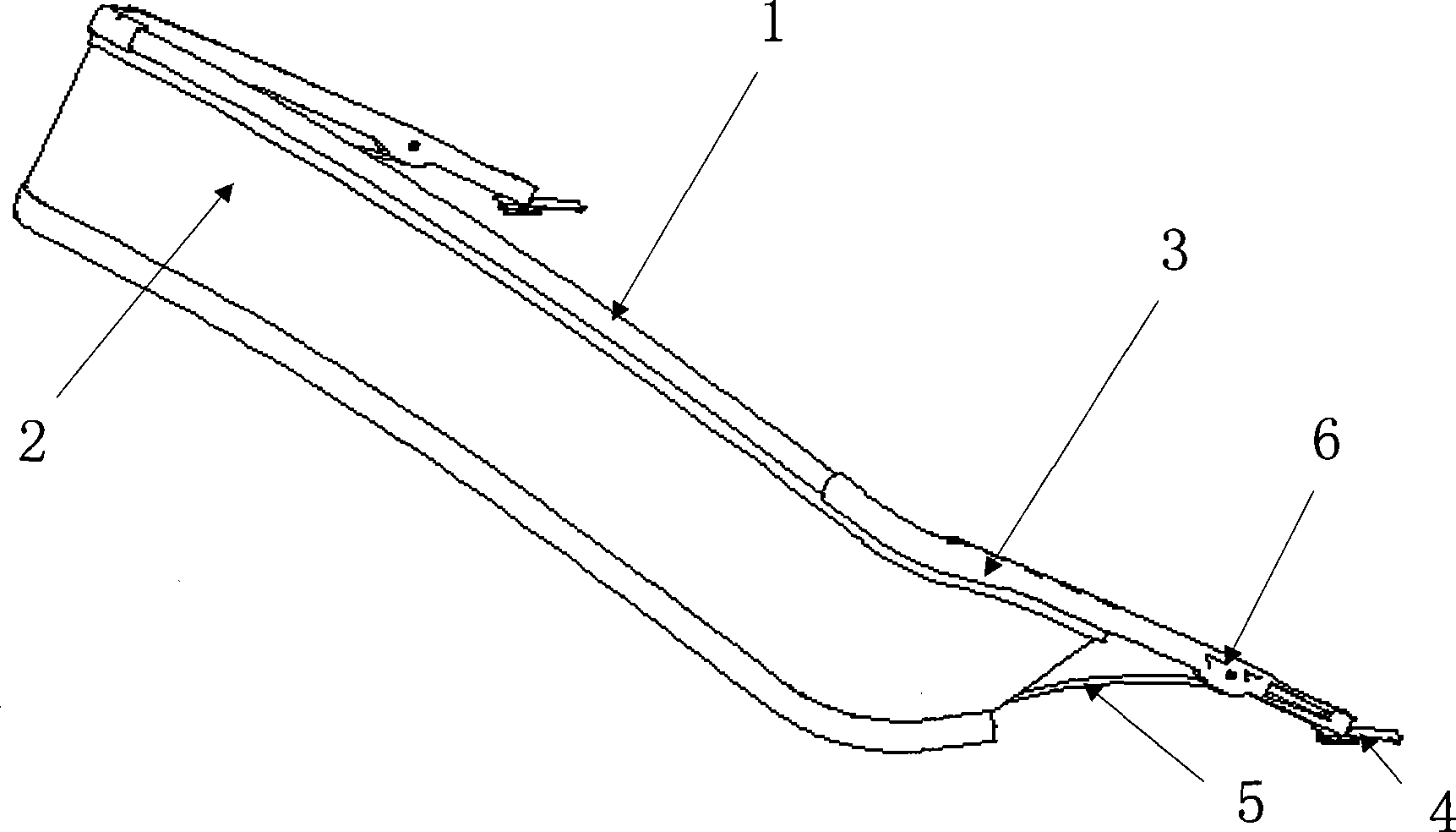 Netted weather strip for motor vehicle roof