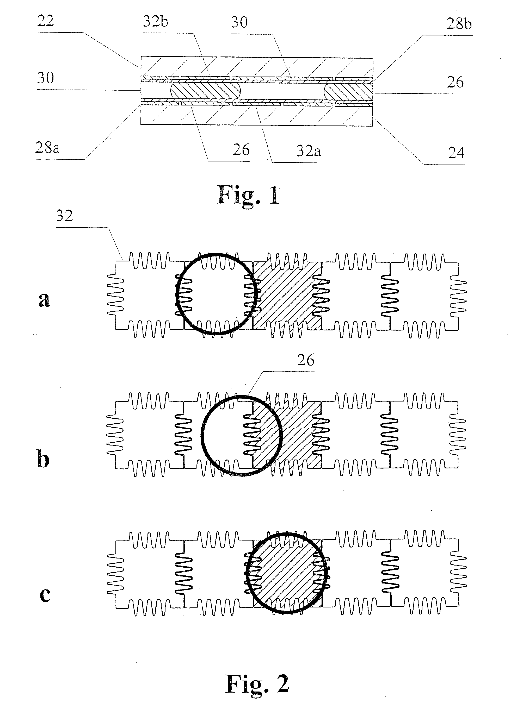 Actuators for microfluidics without moving parts