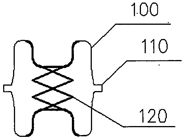 An interspinous process fixation system