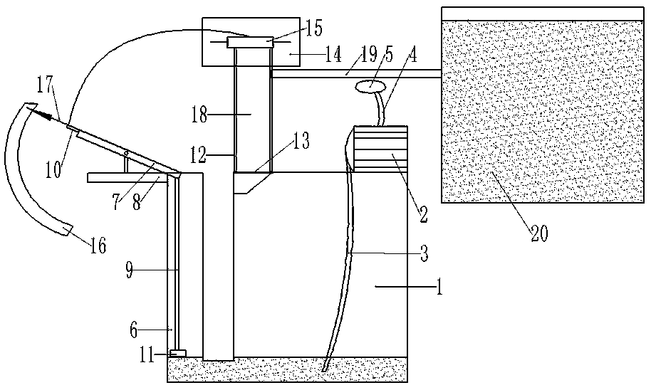 Flammulina velutipes humidification automatic watering device