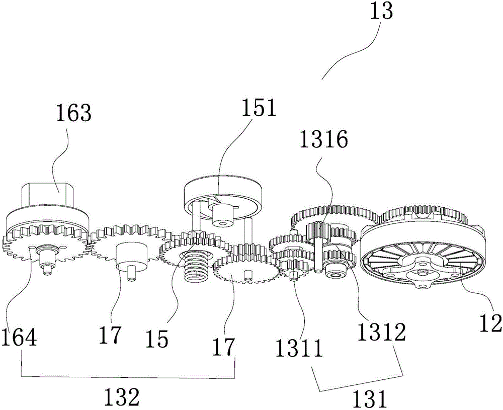 Power generation power structure, wearable power generation device and knee joint protection device