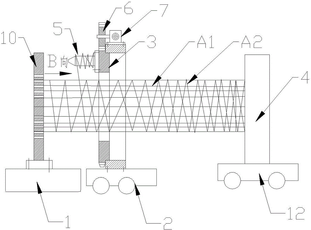 Concrete reinforcing cage forming machine