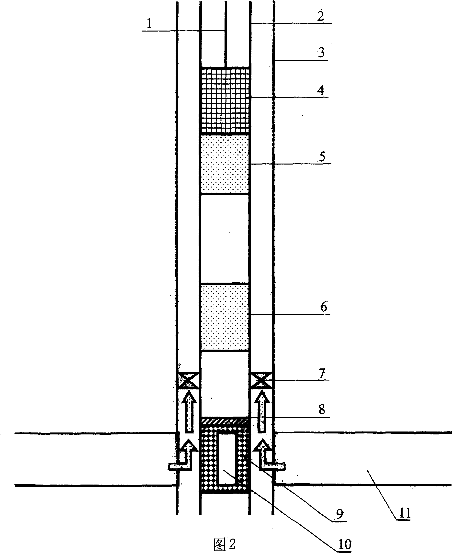 Well closing pressure measuring method for low pressure low permeation oil field oil water well