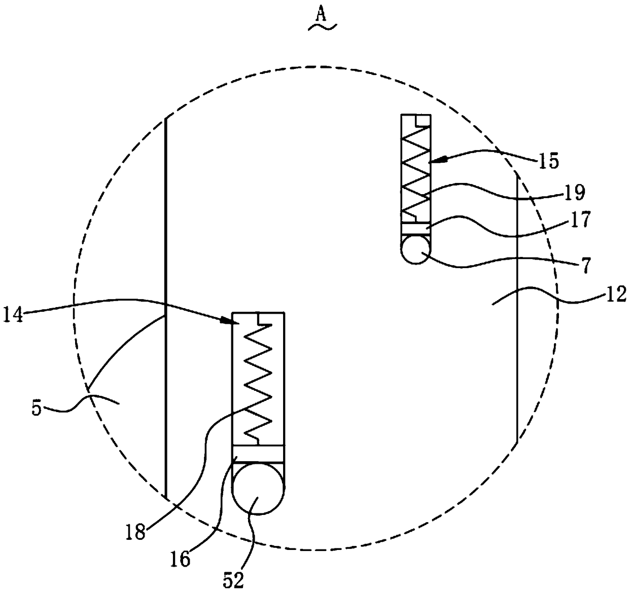 Wire winding device and leading wire drying system