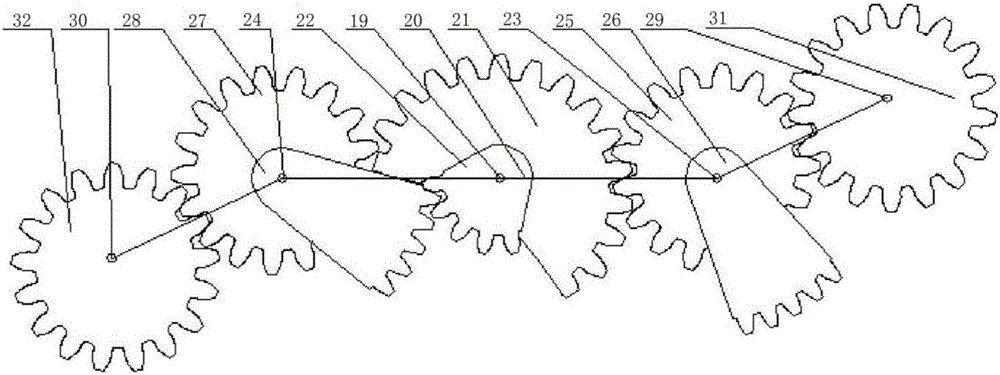 Coaxial double rod ejection type elliptical-incomplete non-circular and circular gear planetary system seedling slinging mechanism