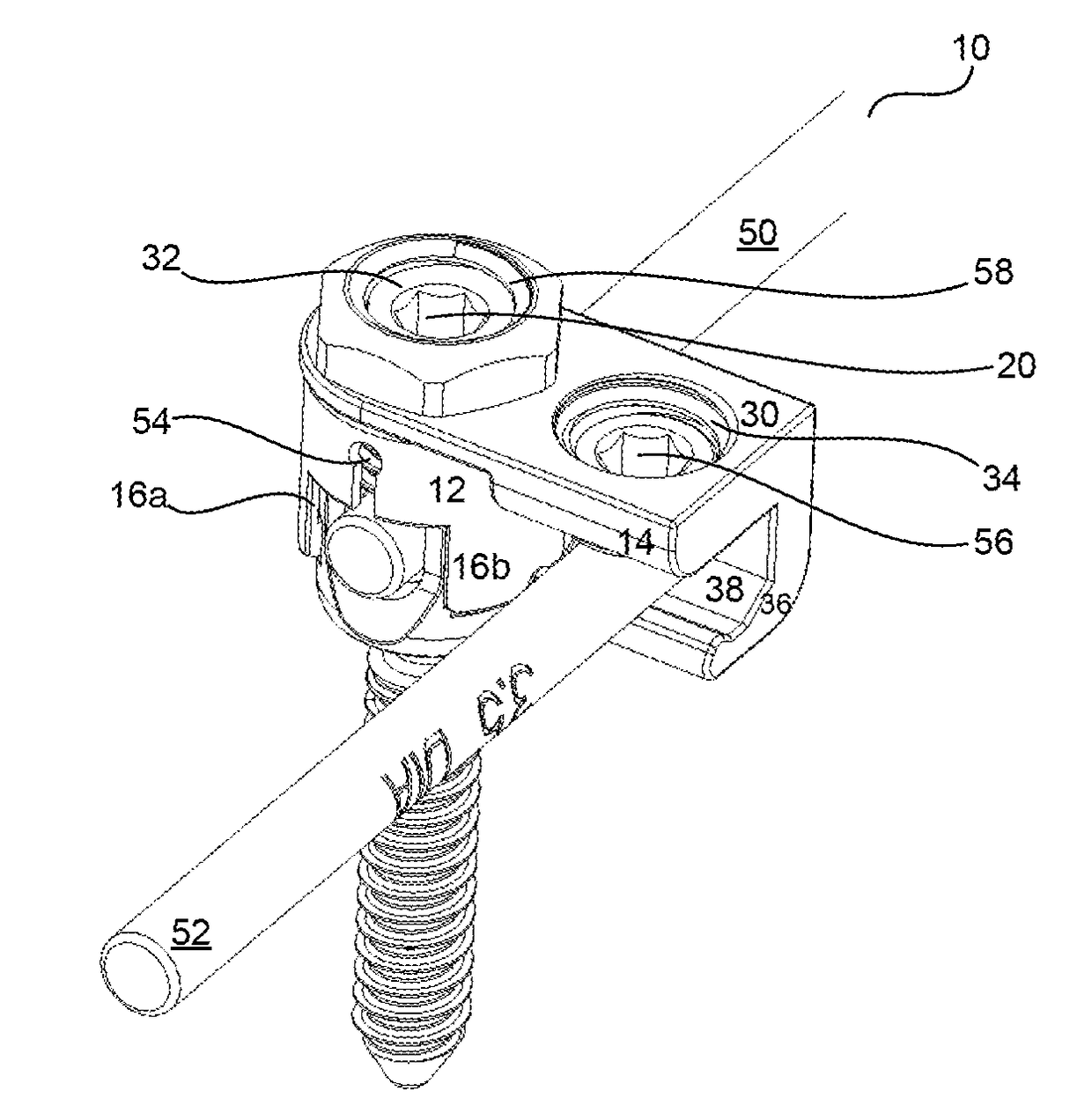 Paraxial revision rod-to-rod connector