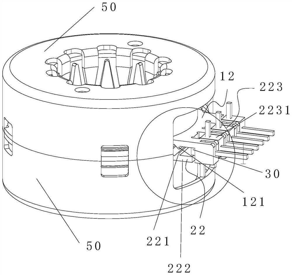 Framework structure and electronic expansion valve with framework structure