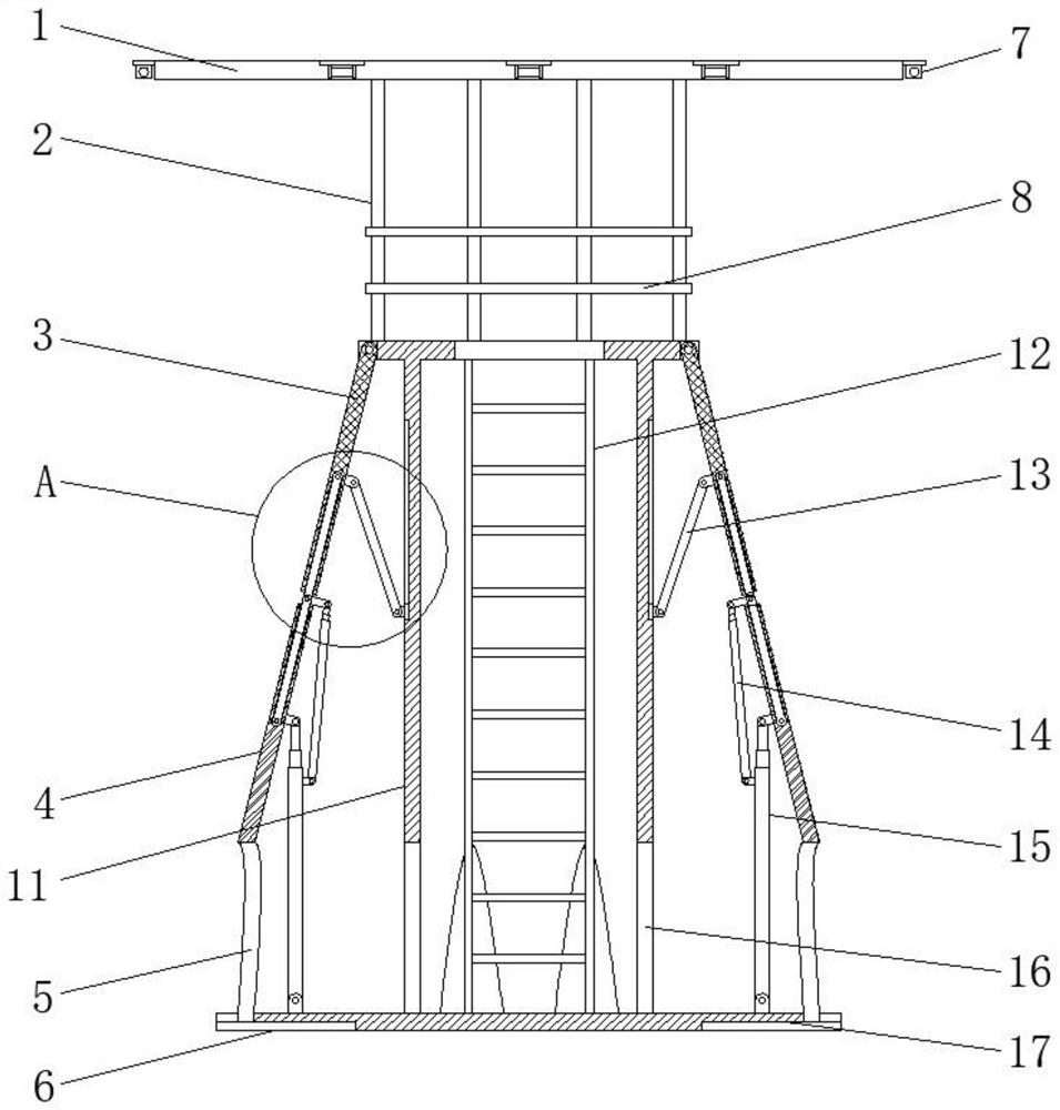 A kind of circular rock climbing training equipment