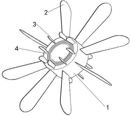 Fan of asynchronous motor