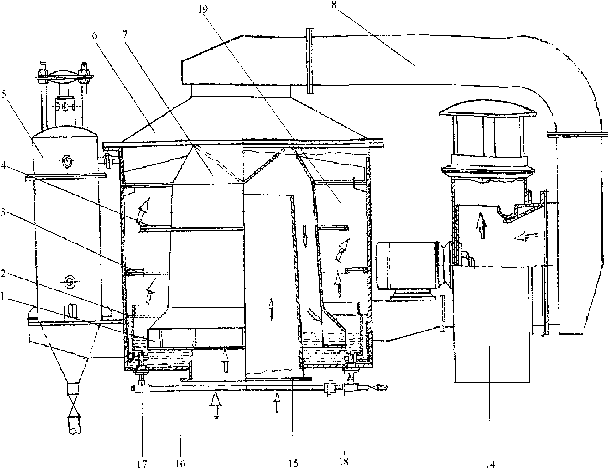 Dust removing device