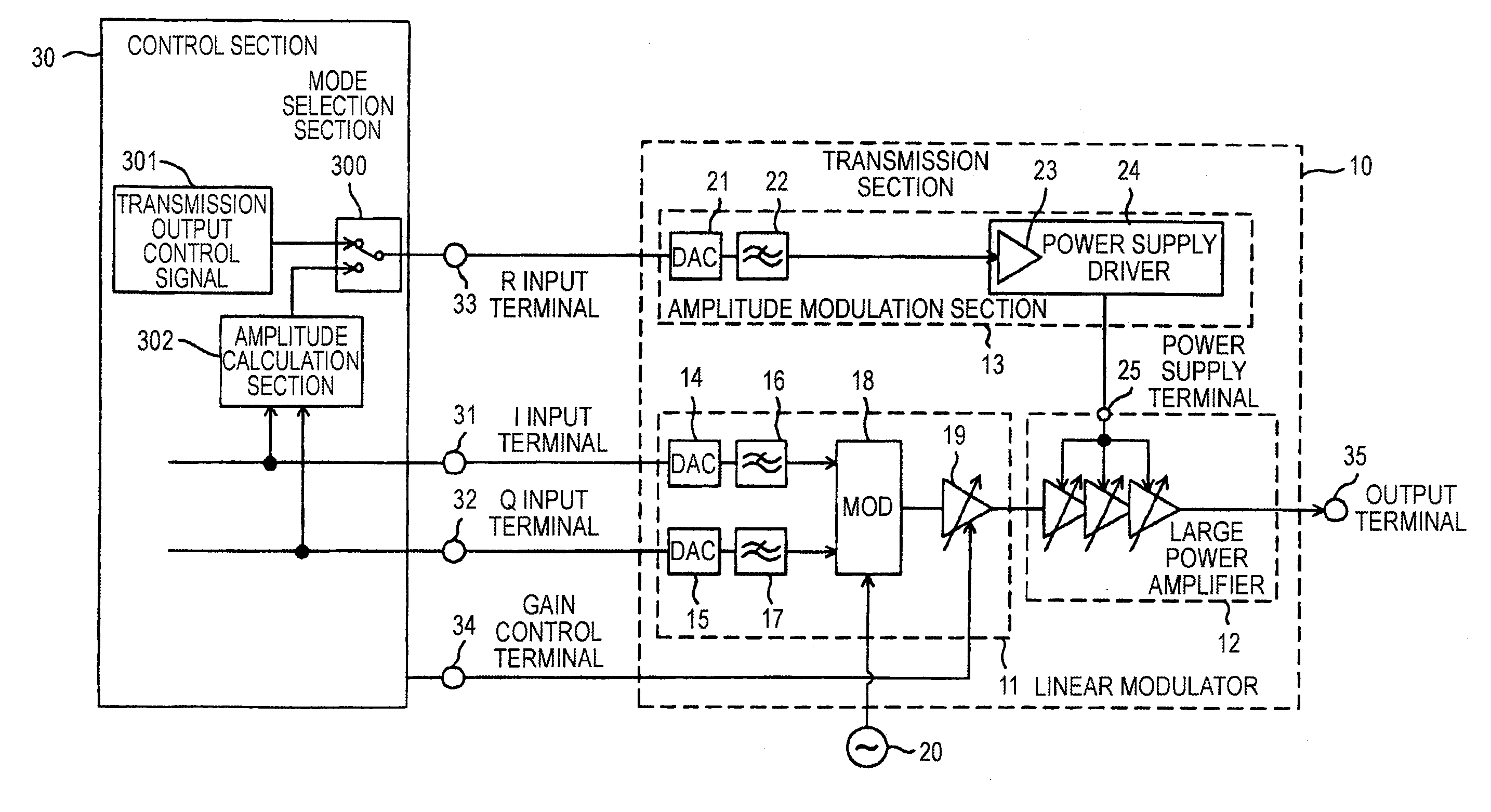 Transmitter Apparatus and Wireless Communication Apparatus