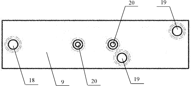 Hydraulic drive injection based bottom sediment acoustic characteristic in-situ detecting system