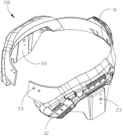 Helmet support and helmet