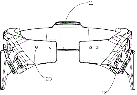 Helmet support and helmet