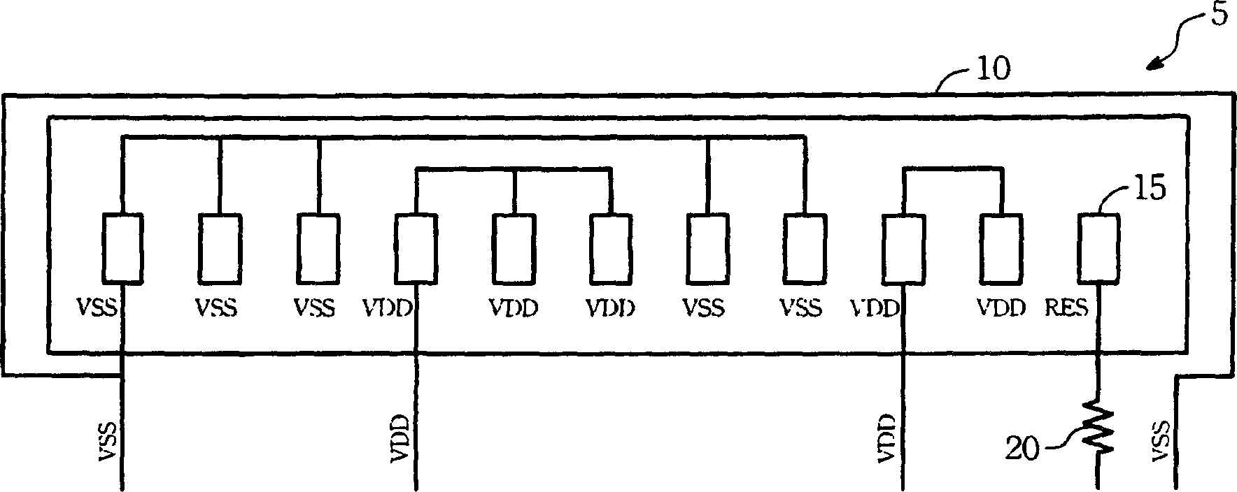 Static discharge protector for liquid crystal screen