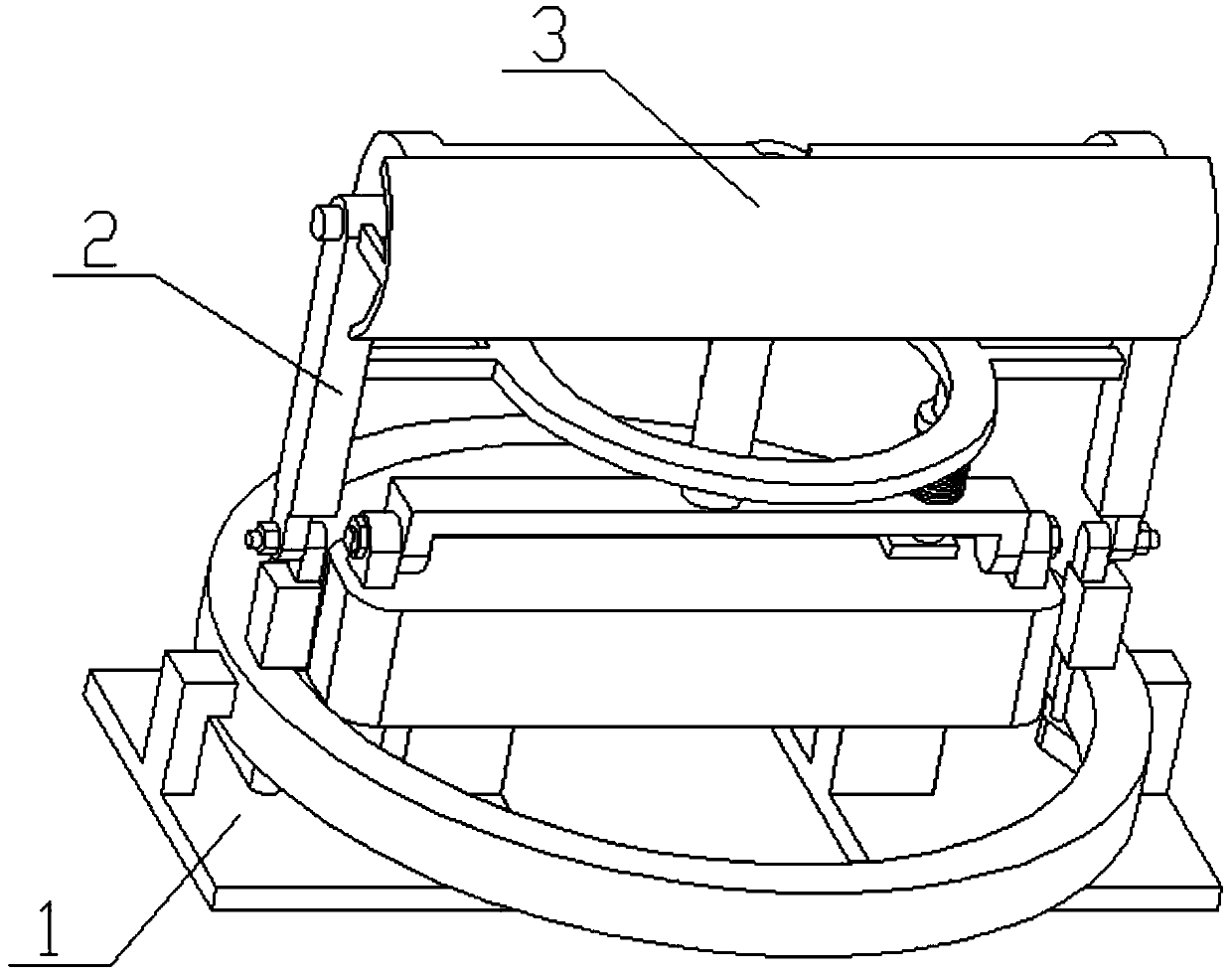 An adjustable English recitation auxiliary device