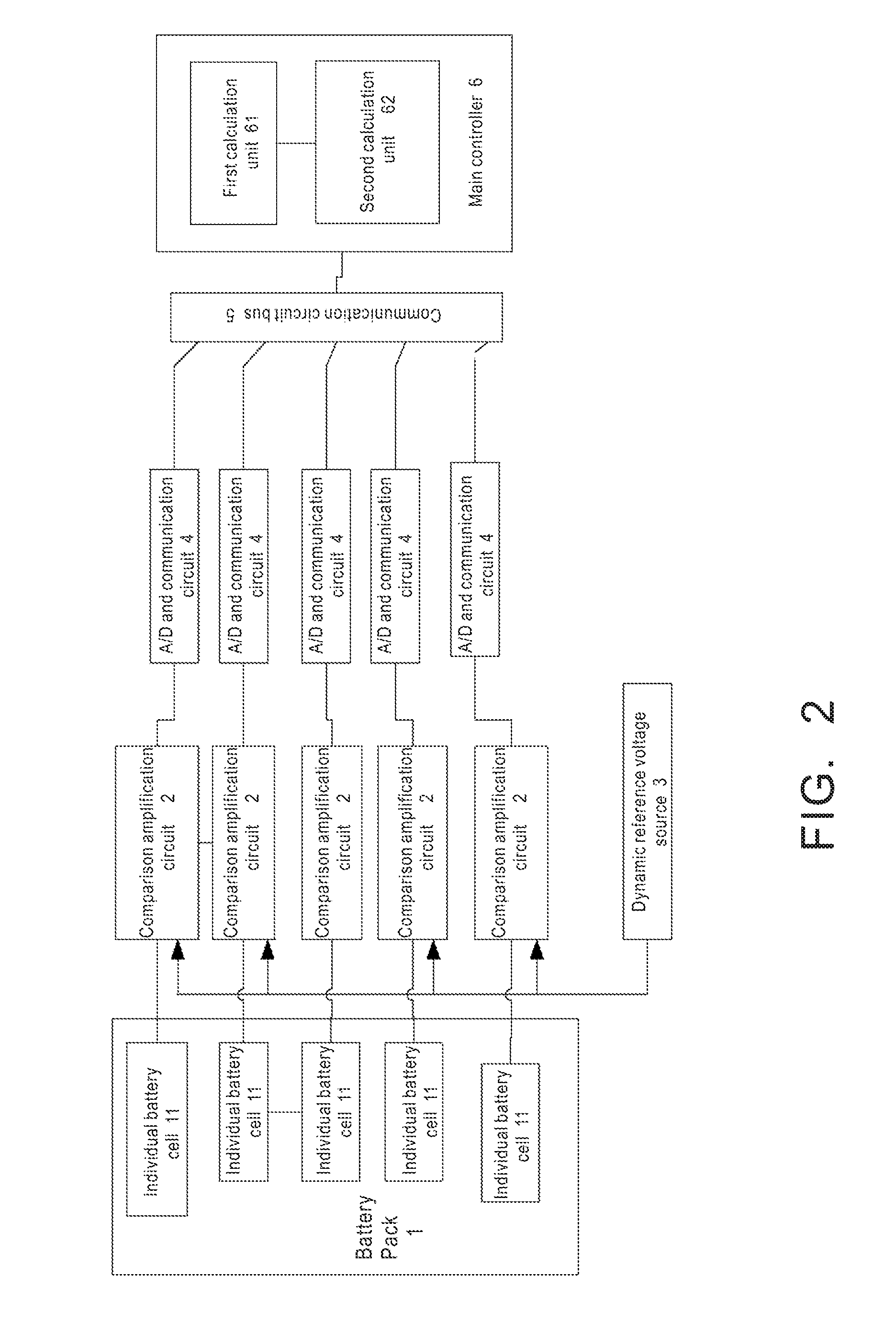 Method and apparatus for collecting voltage differential parameters of individual battery cells in battery pack