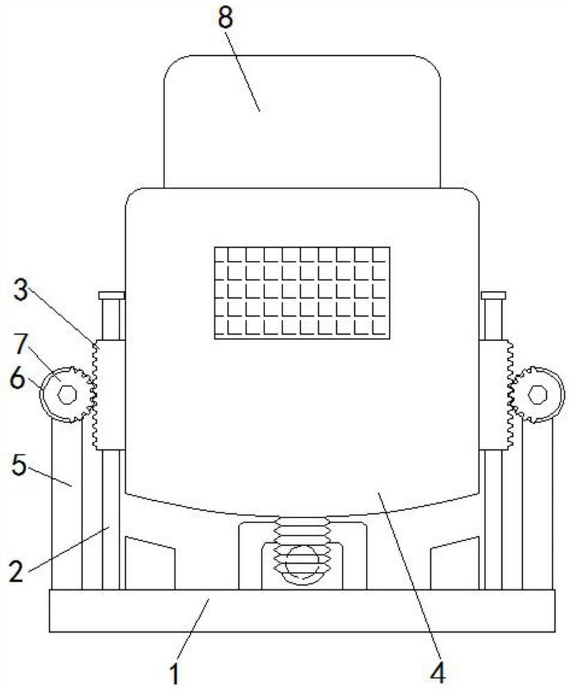 Novel chemical reaction kettle with efficient stirring structure