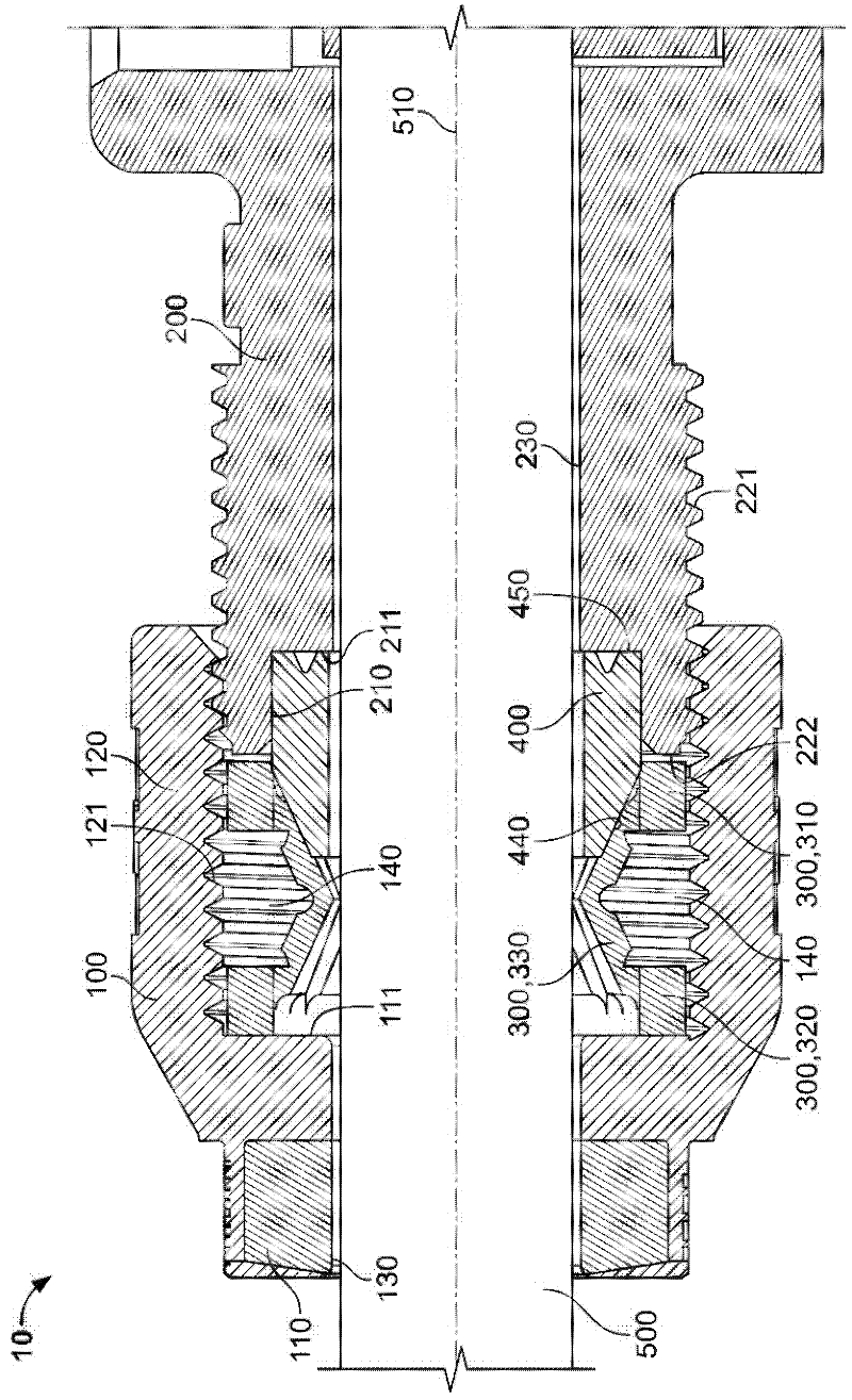 Clamp ring, cable screw connection and method for assembling a cable screw connection