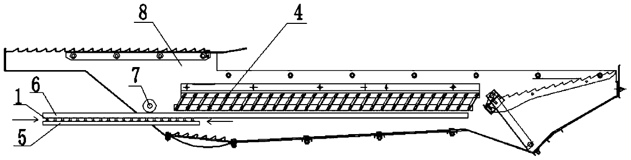 Cleaning and drying device and method and harvester