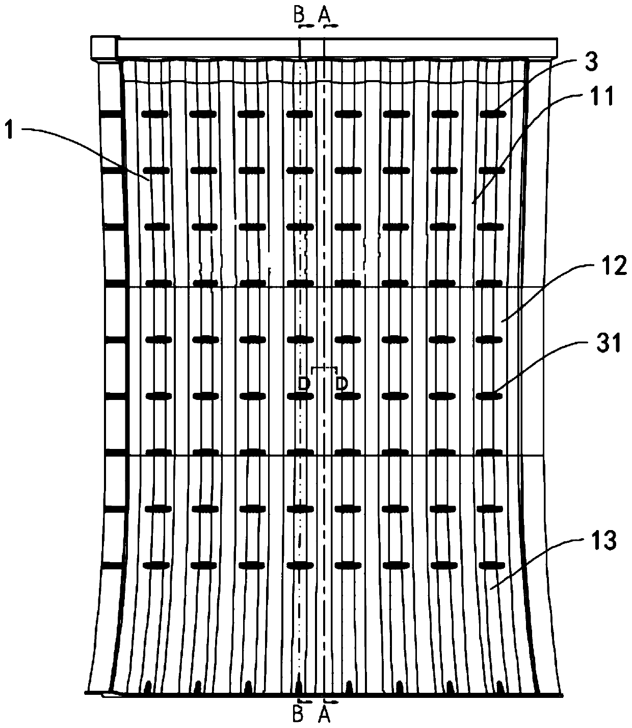 Twice mold pressing production method for SMC mold pressing air duct