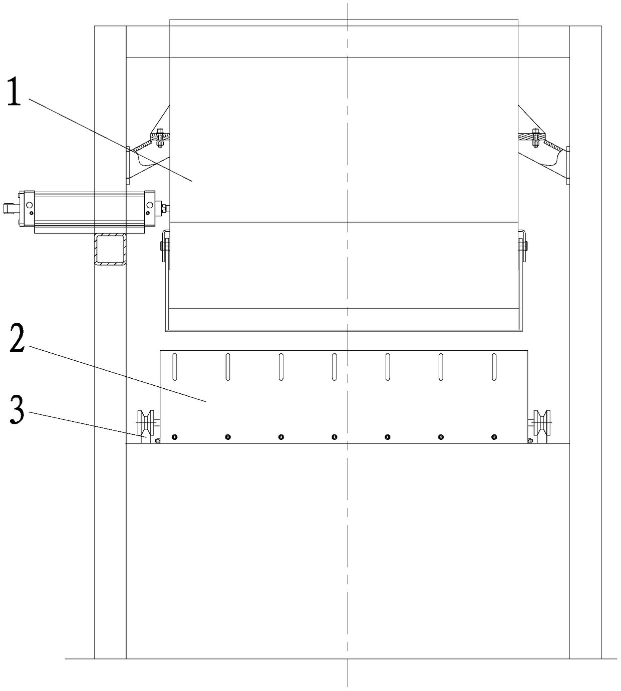 Colorful fabric distribution device and method