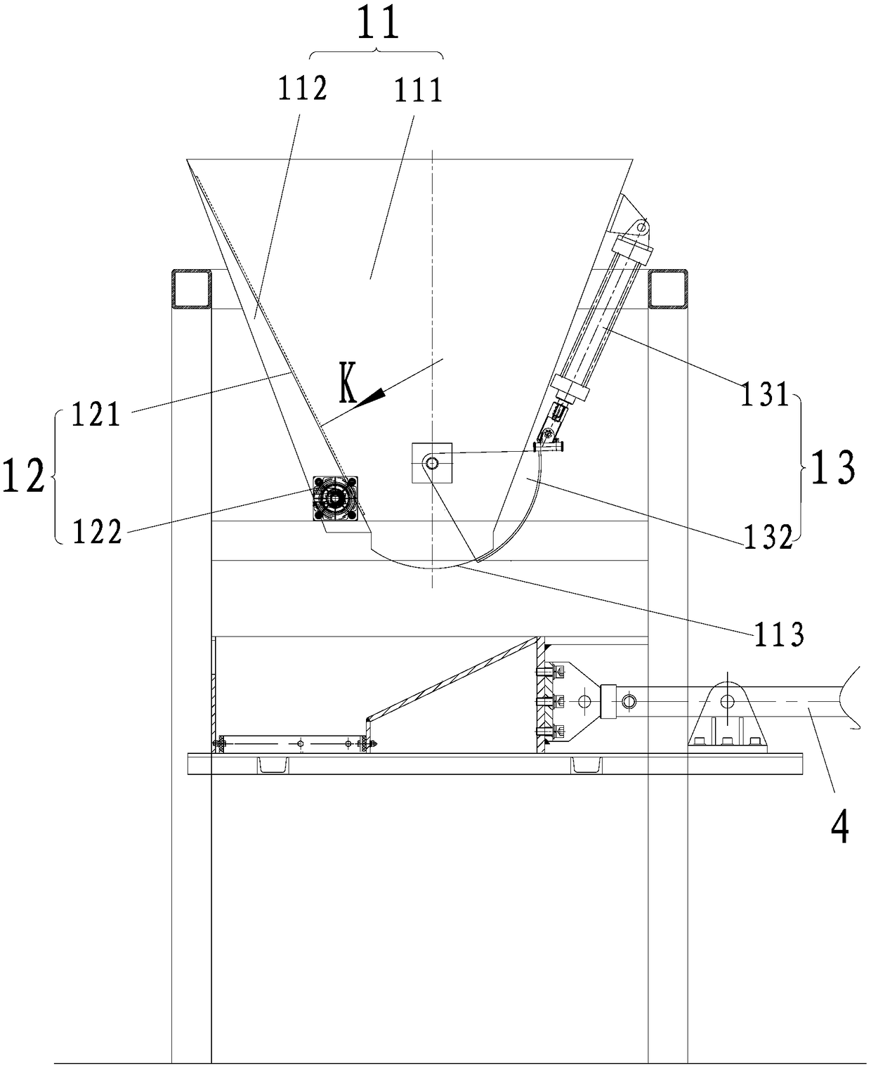 Colorful fabric distribution device and method