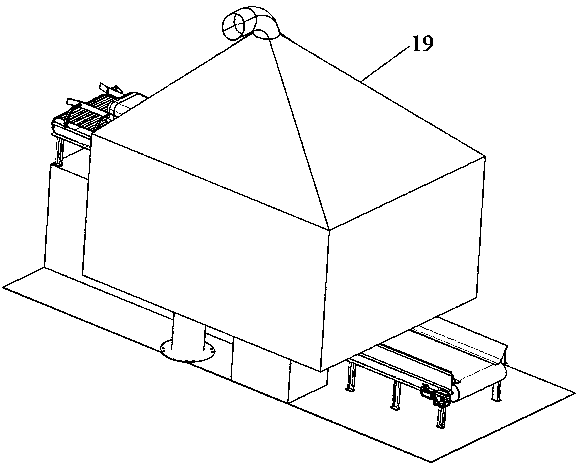 Automatic unpacking system for packaging bag, and bag unpacking release mechanism of same