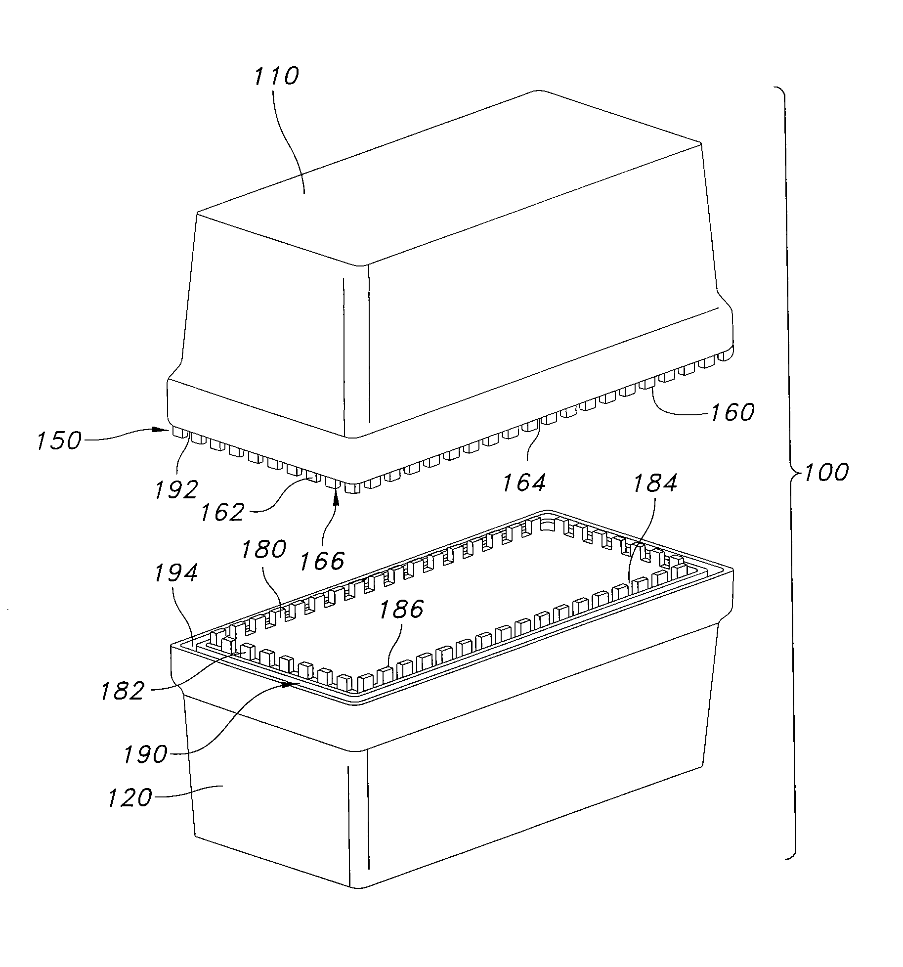 Electro-conductive contact structure for enclosure sealing in housings