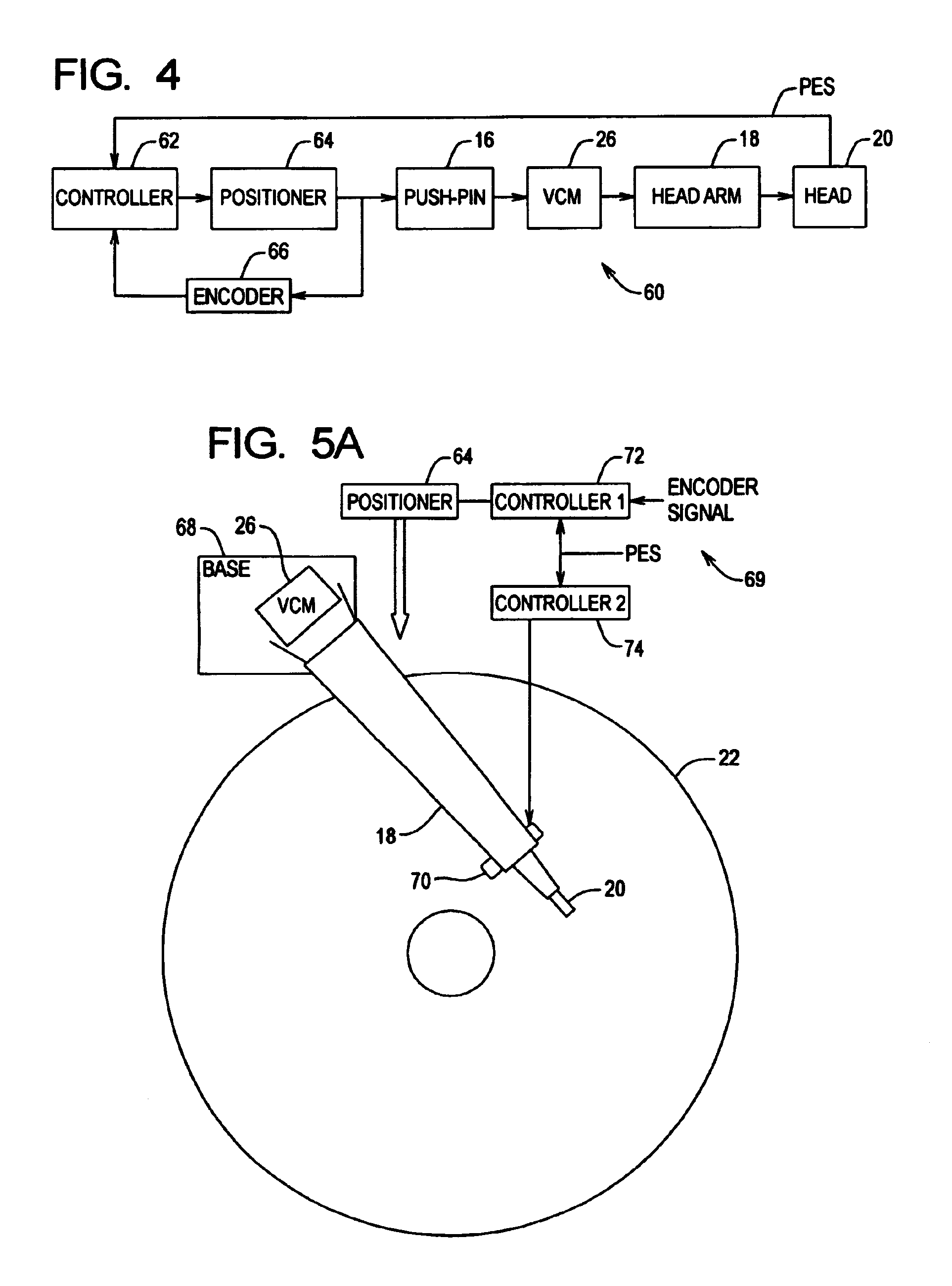 High precision servo track writing with position error signal feedback