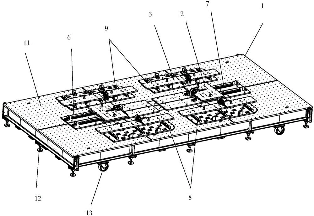 Multifunctional flexible platform for sample car remanufacturing