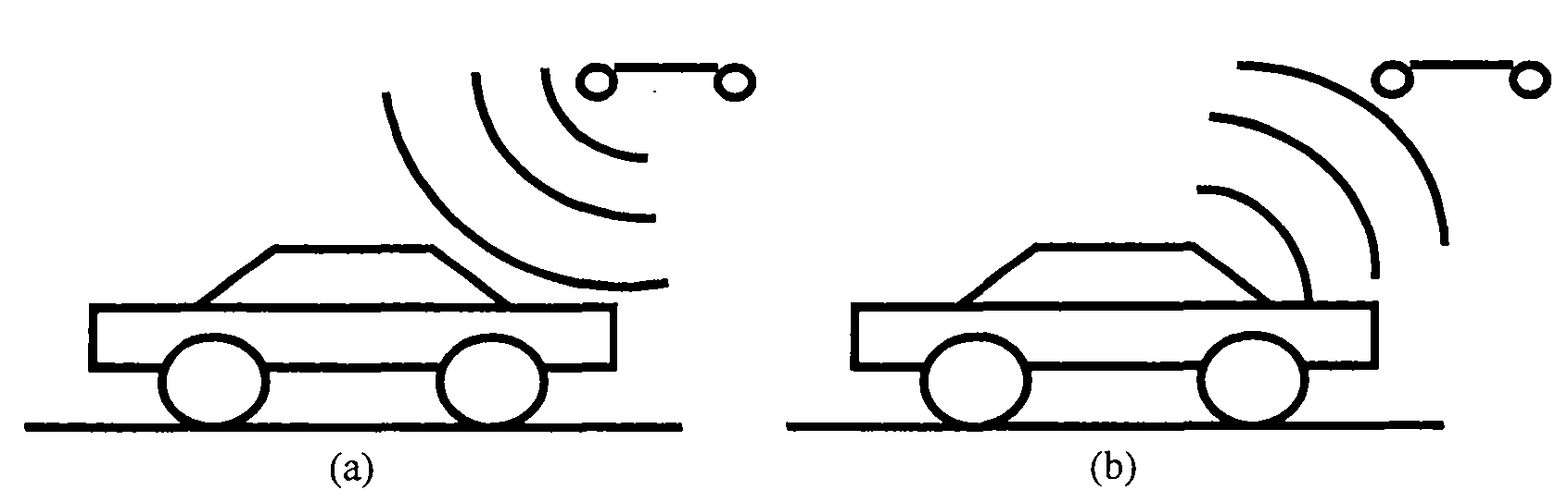 Method for detecting vehicle and realizing intelligent traffic light timing by using ultrasonic wave