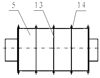 Flexible material rewinding slitting system and rewinding slitting mechanism thereof