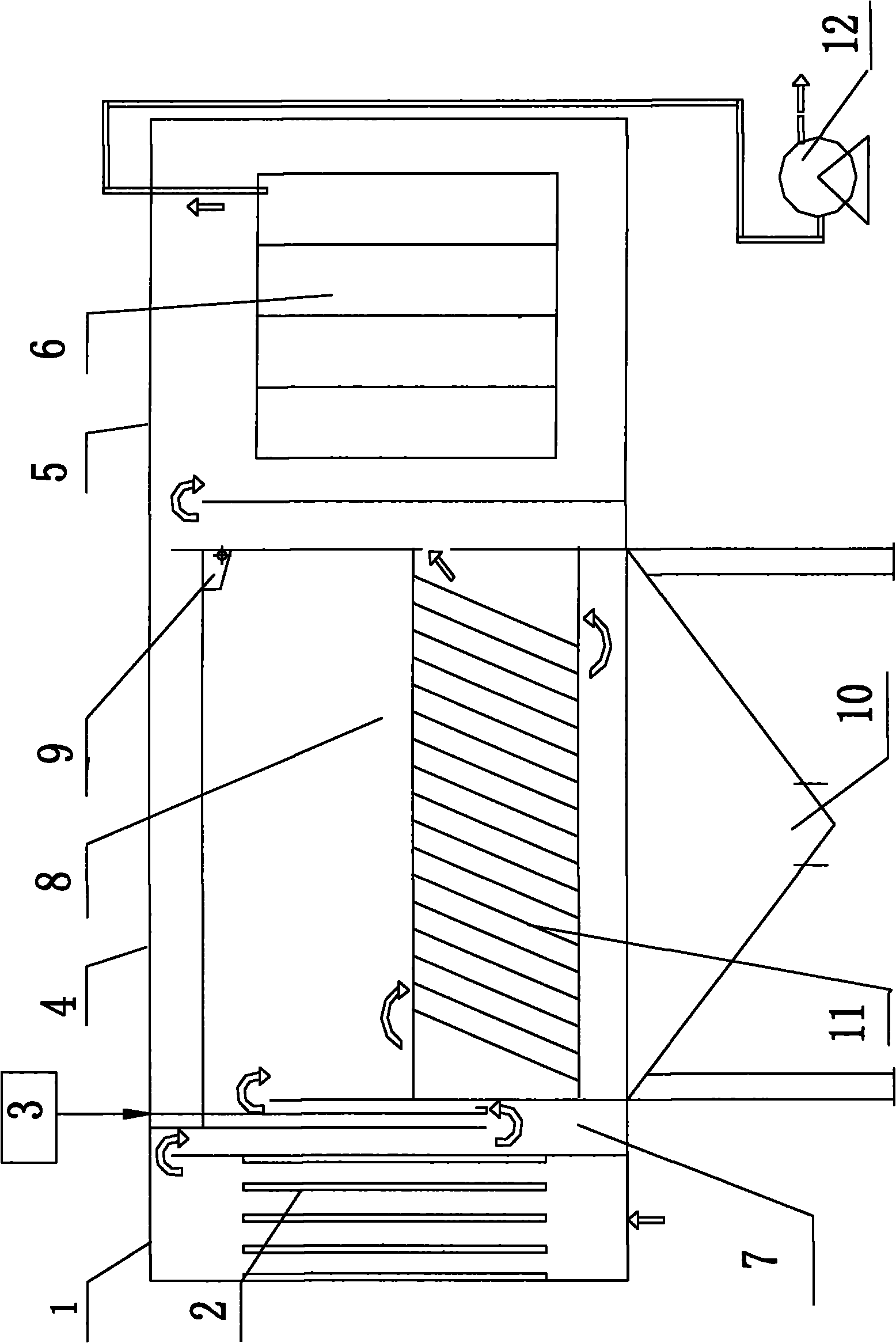 Treatment method for recycling coking wastewater and assembled treatment system