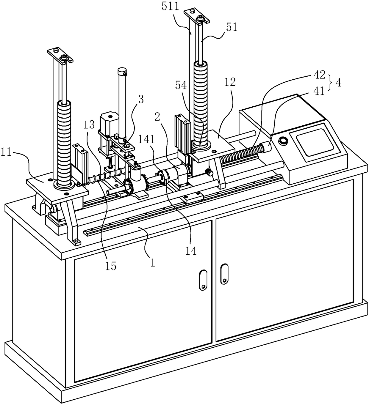 Automatic bearing press-mounting machine for water pump rotor