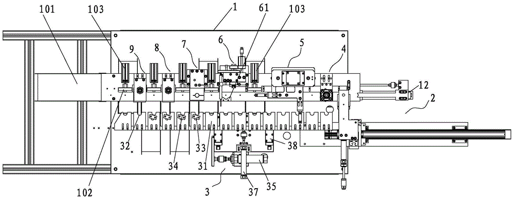 Integrated commutator detection device and detection method thereof