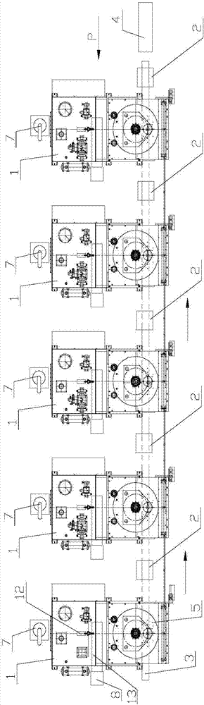 Multi-color automatic integrated production device and method for plastics