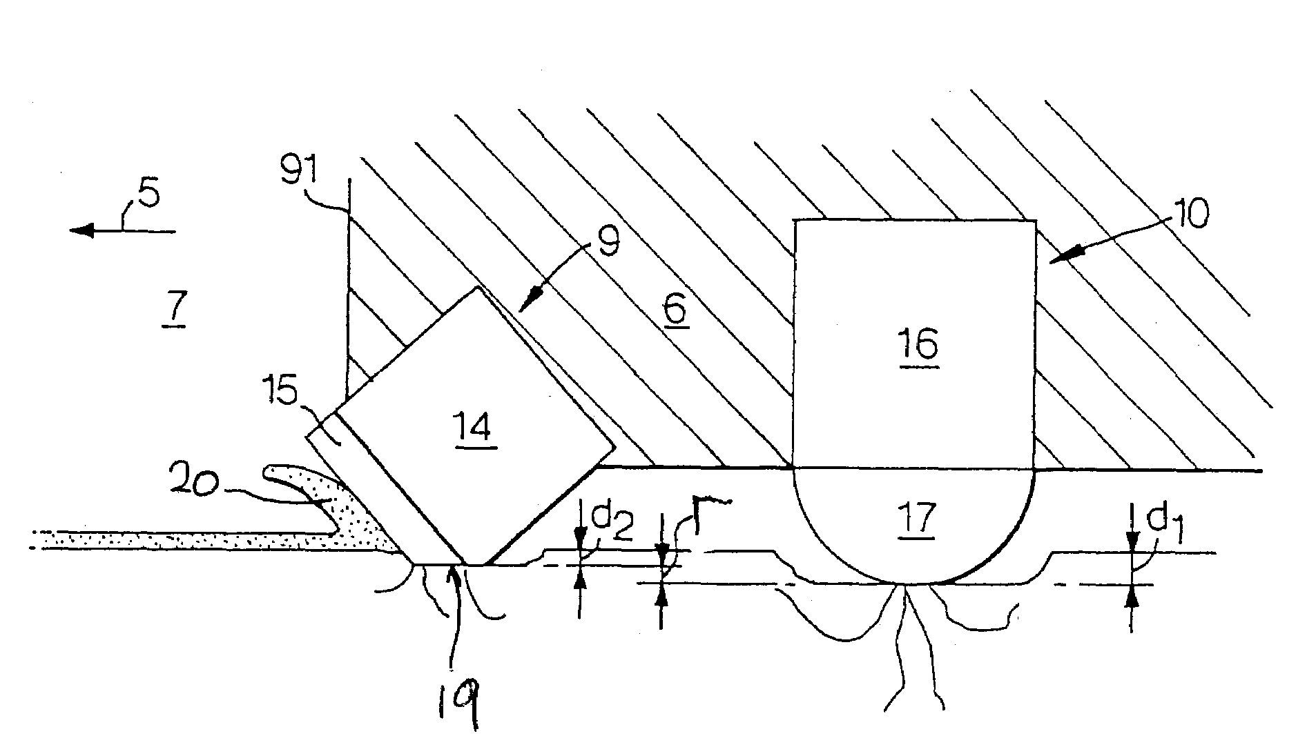 Percussive drill bit