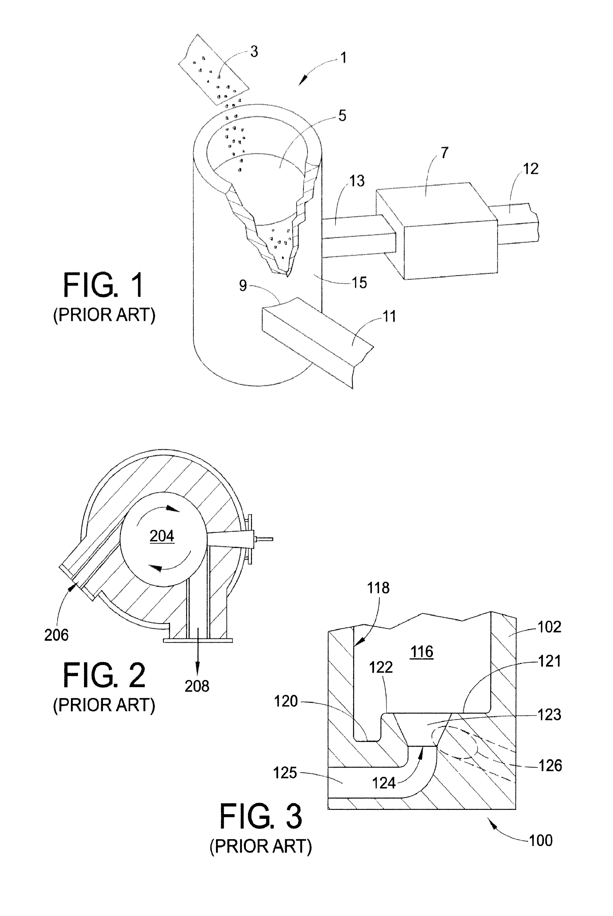 Scrap submergence system