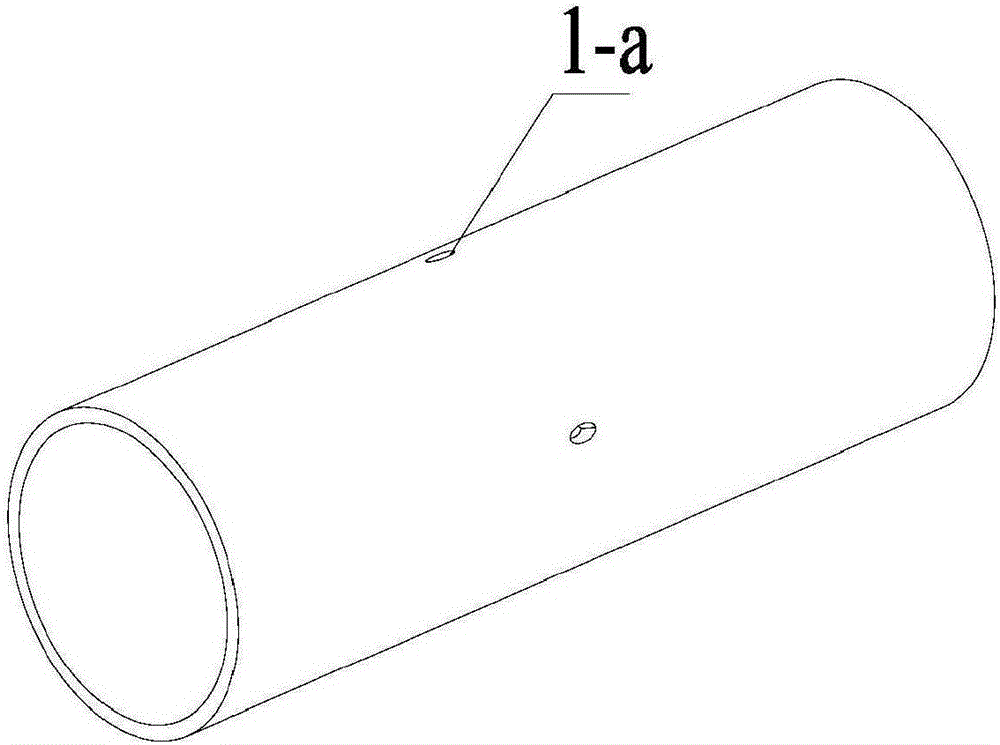 Cylindrical channel type underwater multiphase jet noise reduction and noise reduction device