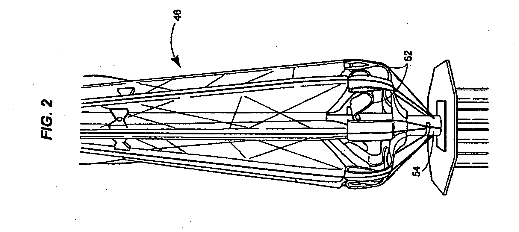 Arbitrarily shaped deployable mesh reflectors