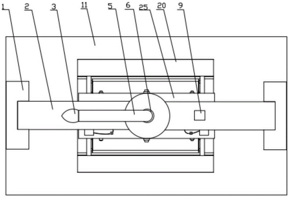 Acoustic material cutting device