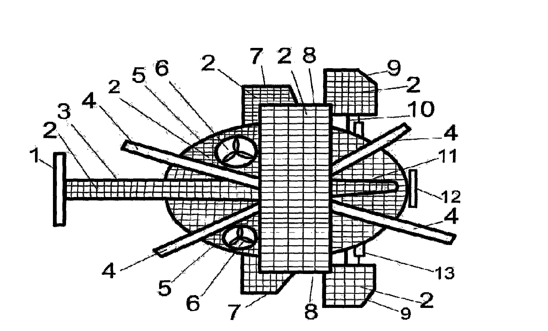 Dual-motor, low energy consumption, low carbon, and plane crush resistant passenger helicopter