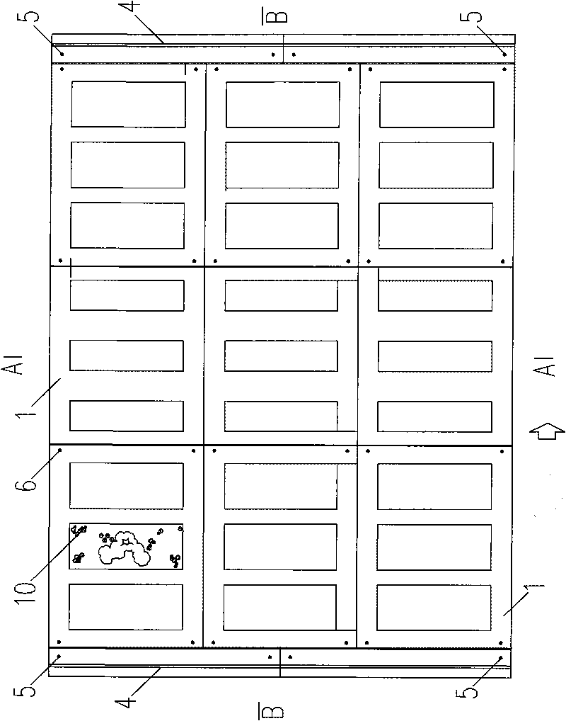 Assembled protective slope structure and construction method thereof