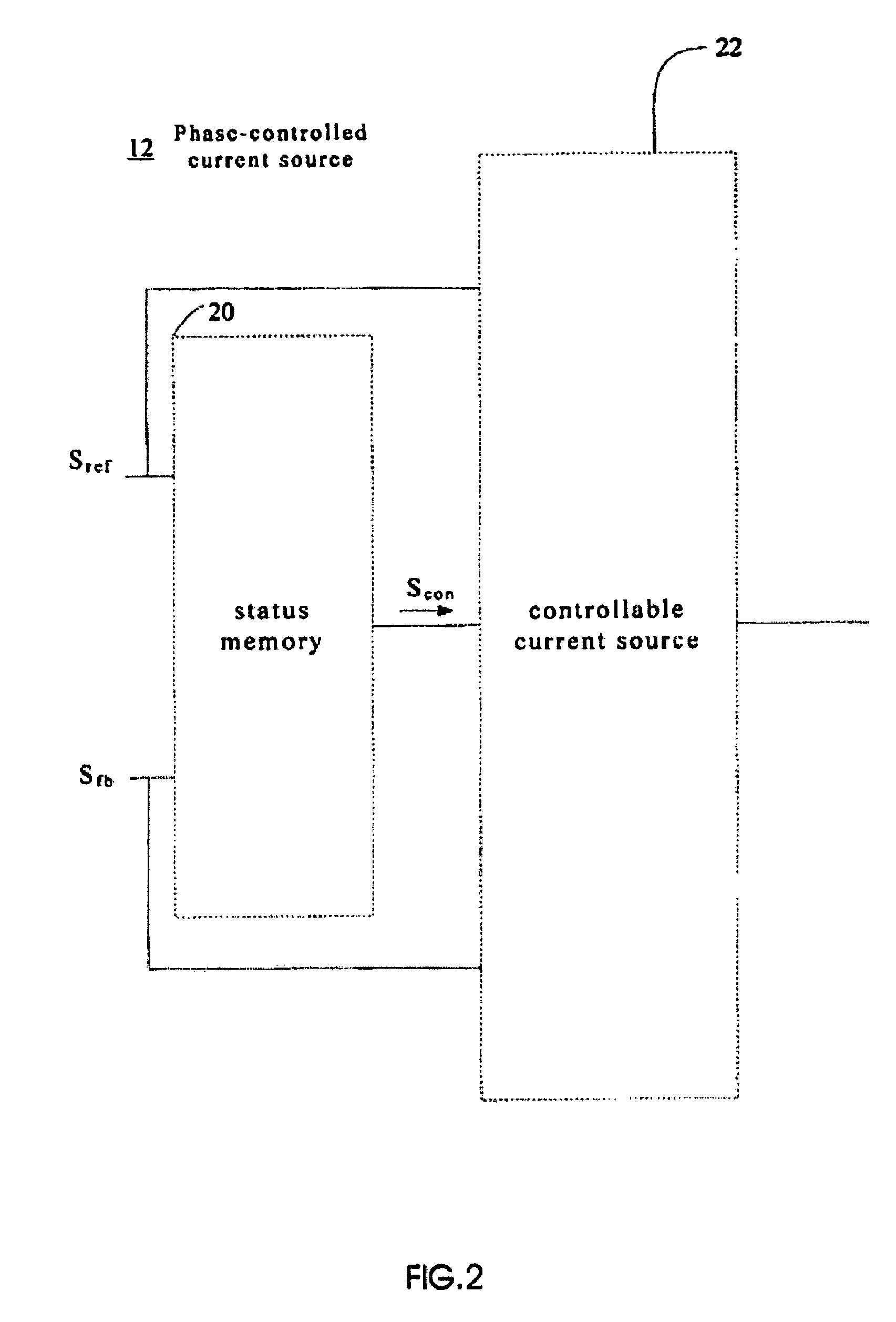 Phase-controlled current source for phase-locked loop