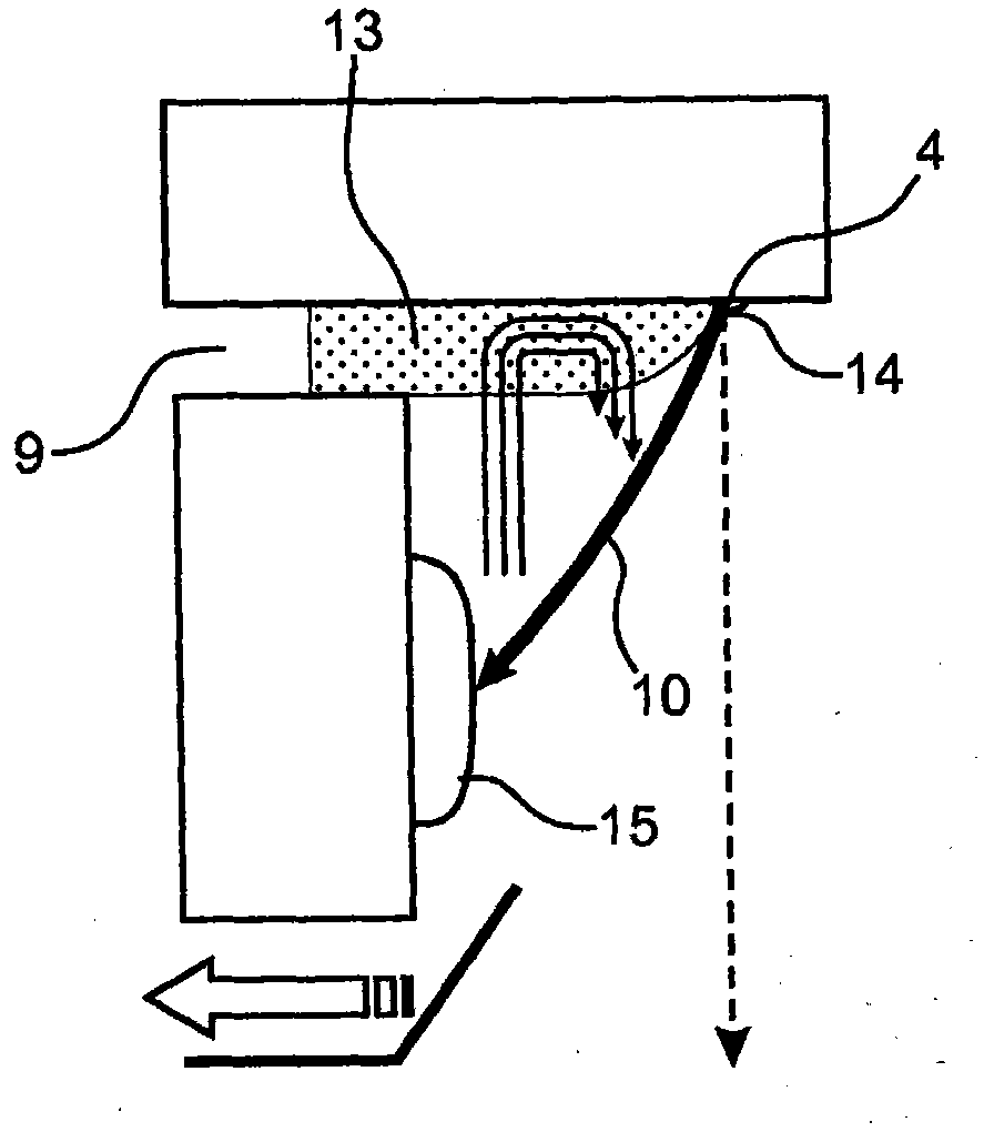 Ink jet print head with automated cleaning at the start of printing